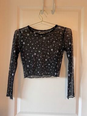 Sheer star top